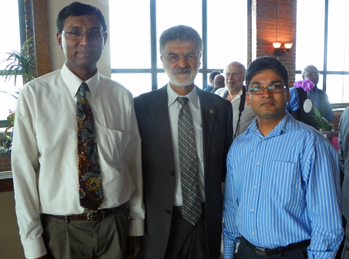 Deb Roy, Mayor Jackson and Bharat Kumar