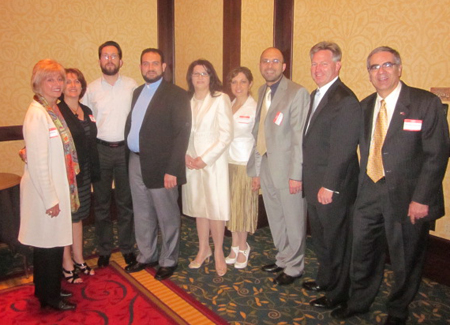 Armenian Group - Anita Kazarian, Ms. Lisa Nersesian Richardson, Rev. Fr. Markos Mangasaryan  Visiting from Mother See of Holy Etchmiadzin, Armenia, Rev. Fr. Hratch Sargsyan  Pastor, St. Gregory of Narek Armenian Church, Ms. Naira Azatyan, Ms. Suzelle Avitsian, Dr. Rafi Avitsian, Mr. Sean Richardson, Mr. Ara Bagdasarian