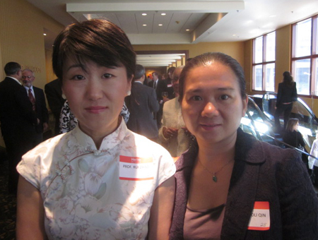 Prof. Qiaoli Qin and Prof. Rui Zhao