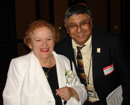 Mary Rose Oakar and Anjan Ghose