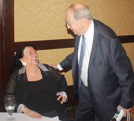 Pat Hanson and Albert Ratner