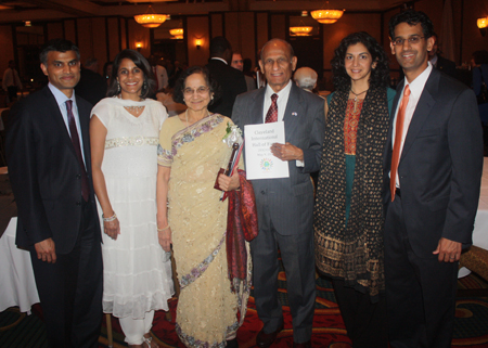 Dr Jaya Shah and family