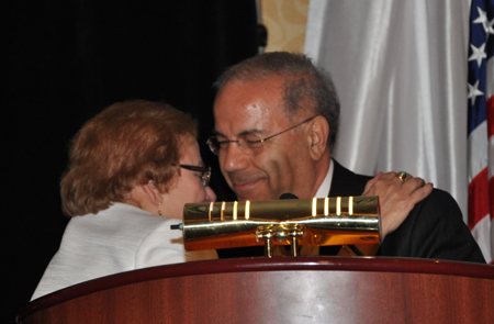 Mary Rose Oakar and Dr. Wael Khoury