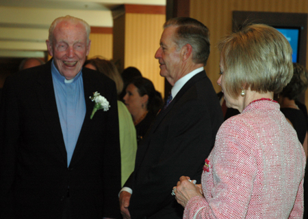 Fr Jim O'Donnell with Jack and Sherry Kahl