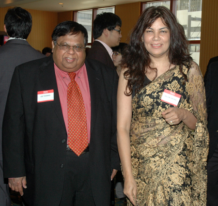 Joe Thomas and Saloni Arora