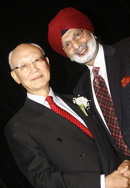 Anthony Yen  and Ratanjit Sondhe - Cleveland International Hall of Fame