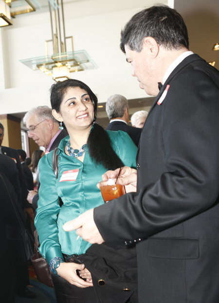Arooj Ashraf and Frank Tombazzi