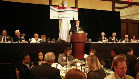 Dais at Cleveland International Hall of Fame