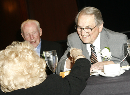 Fr Jim O'Donnell, Vlad Rus and Irene Morrow