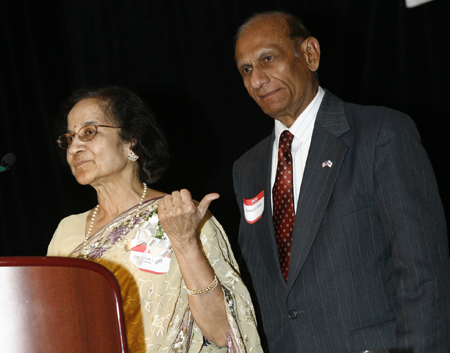 Dr Jaya Shah and husband Ramesh Shah