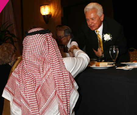 Ken Kovach and Tri-C student from Saudi Arabia
