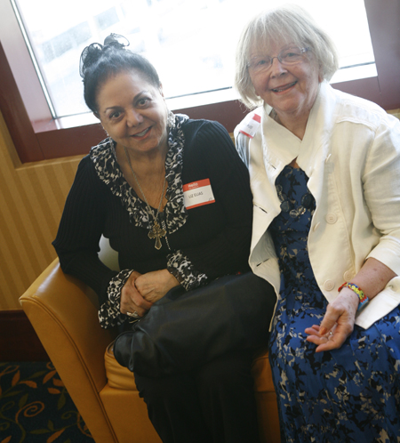 Liz Elias and Gloria Pust