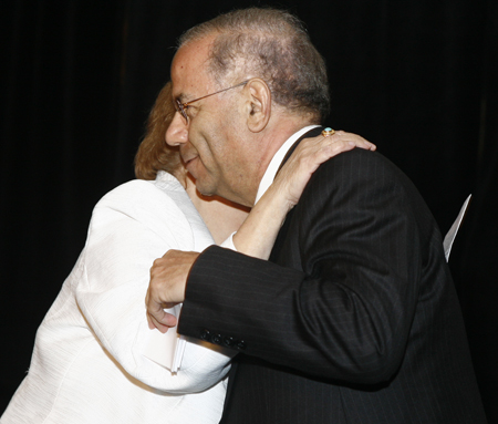 Mary Rose Oakar and Dr. Wael Khoury