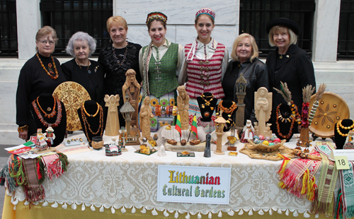 Lithuanian Cultural Garden table
