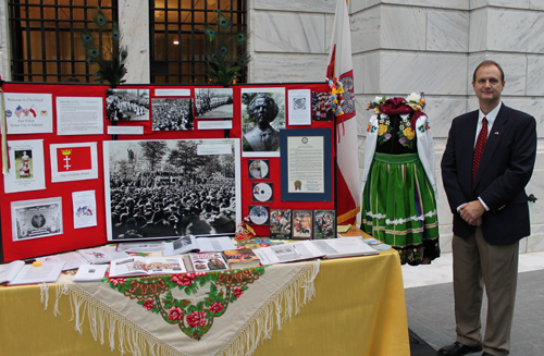 Gary Kotlarsic at Polish Cultural Garden Table