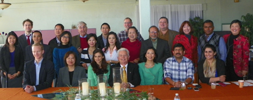 International Journalists and Cleveland guests on Election Day 2012