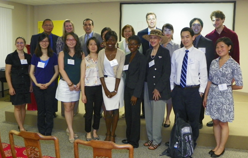 Group at CWRU Margaret Wong event