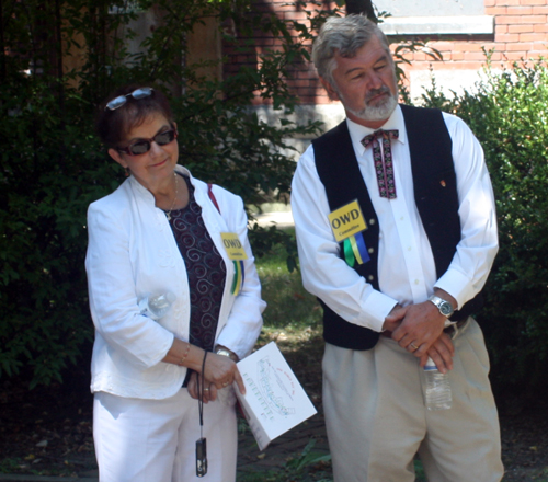 Fran and Paul Burik at the Soil Ceremony