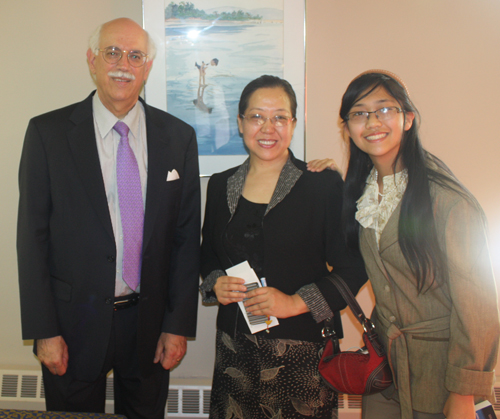 Ambassador Natsios, Bing Xu and Demi Zhang