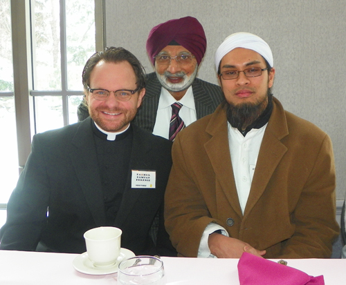 Father Damian Ference, Ratanjit Sondhe and Imam Musa Sugapong