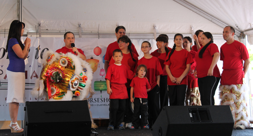 Kwan Family Lion Dance Team at Cleveland Asian Festival