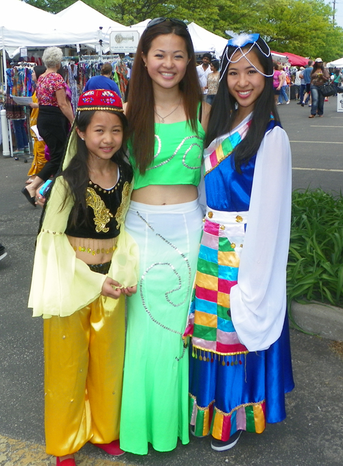 Chinese Girls in costume