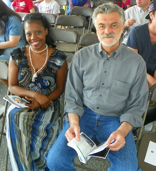 Chief Valarie McCall and Mayor Frank Jackson