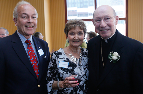 Ben Stefanski, Jackie Pevec and Bishop A,  Edward Pevec
