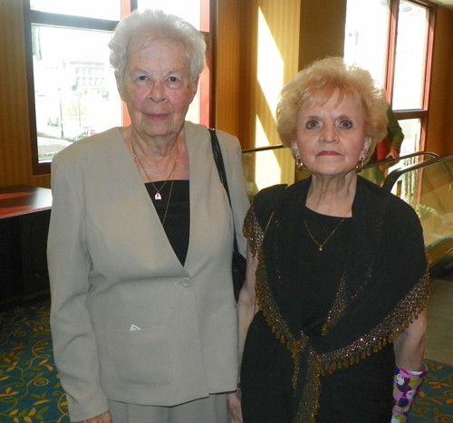 Carol Perpera with Irene Morrow