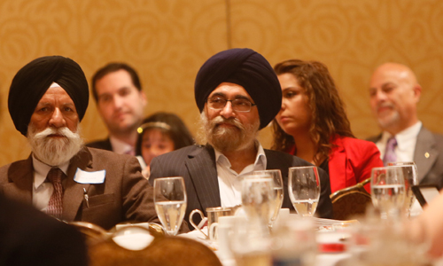 Luis Martinez (back table) and 