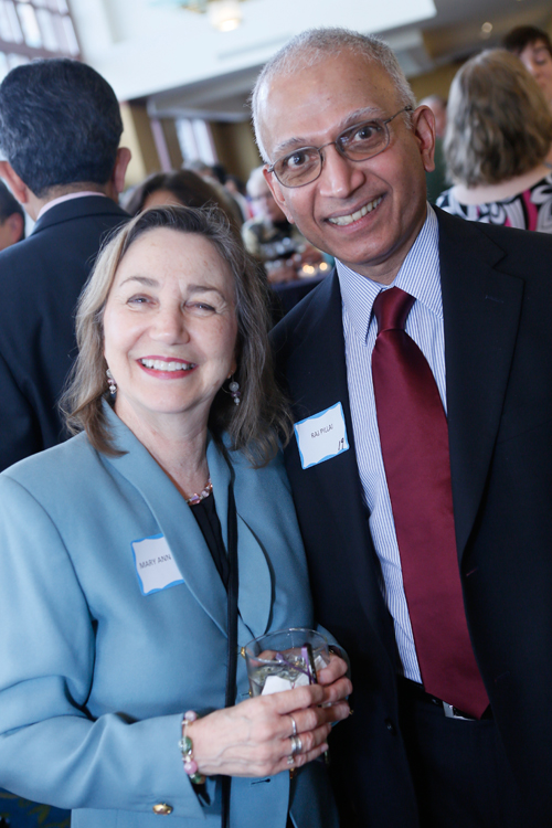 Maryanne Kovach and Raj Pillai