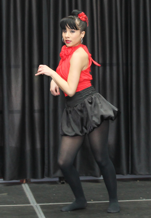 Miss Puerto Rican Image 2012 Aidelis Rivera dancing