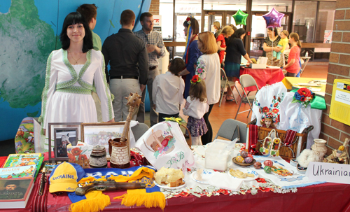 Ukraine display table at Culture Shock