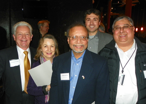 Ken and Maryann Kovach, Asim Datta, Murat Gurer and Anjan Ghose