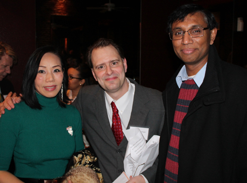 Vanni Wang, Richard Herman and Deb Roy