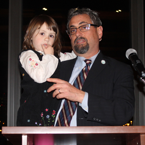 Marty Gelfand and daughter