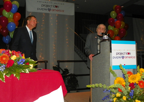 Ohio Governor John Kasich and Sam Miller