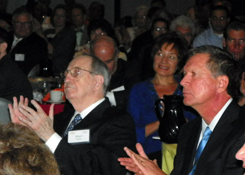 Albert Ratner and Governor John Kasich