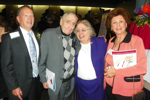 Lee Seidman, Sam Miller, Sister Judith Ann Karam, CSA and Jane Seidman