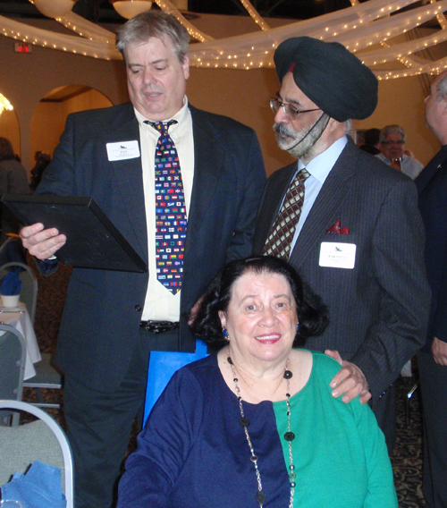 Dan Hanson, Paramjit Singh and Pat Hanson