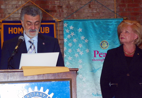 Cleveland Mayor Frank G. Jackson and Ingrida Bublys