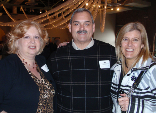 Pat Mugridge with Frank and Laura Shewalter