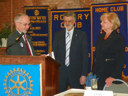 Mark Wipper, Mayor Frank Jackson and Ingrida Bublys