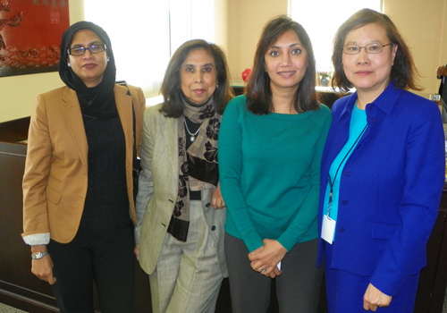 Humera Mahmood, Shahin Rahman, Amjed Qamar and Judy Wong