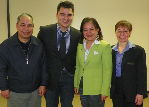 Alan Openiano, Jose Vargas, Joy Kounds-Lewis and Grace Openiano