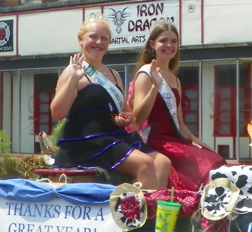 Ashtabula Fair Princess at  Ashtabula Parade