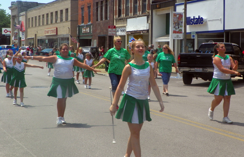 Baton Twirlers at  Ashtabula Parade