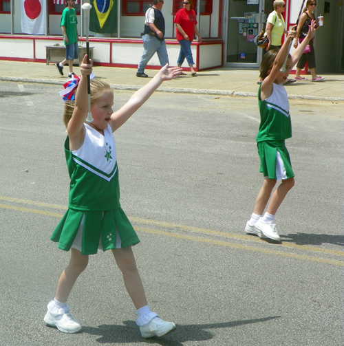 Baton Twirlers at  Ashtabula Parade