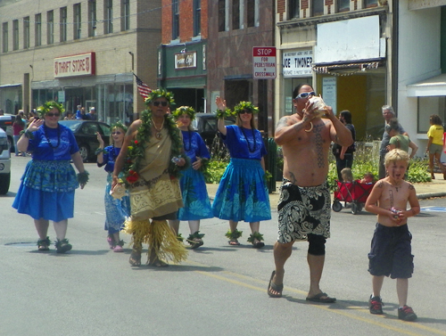 Hawaiians at Ashtabula Parade