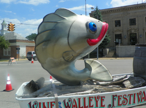 Walleye Float at  Ashtabula Parade